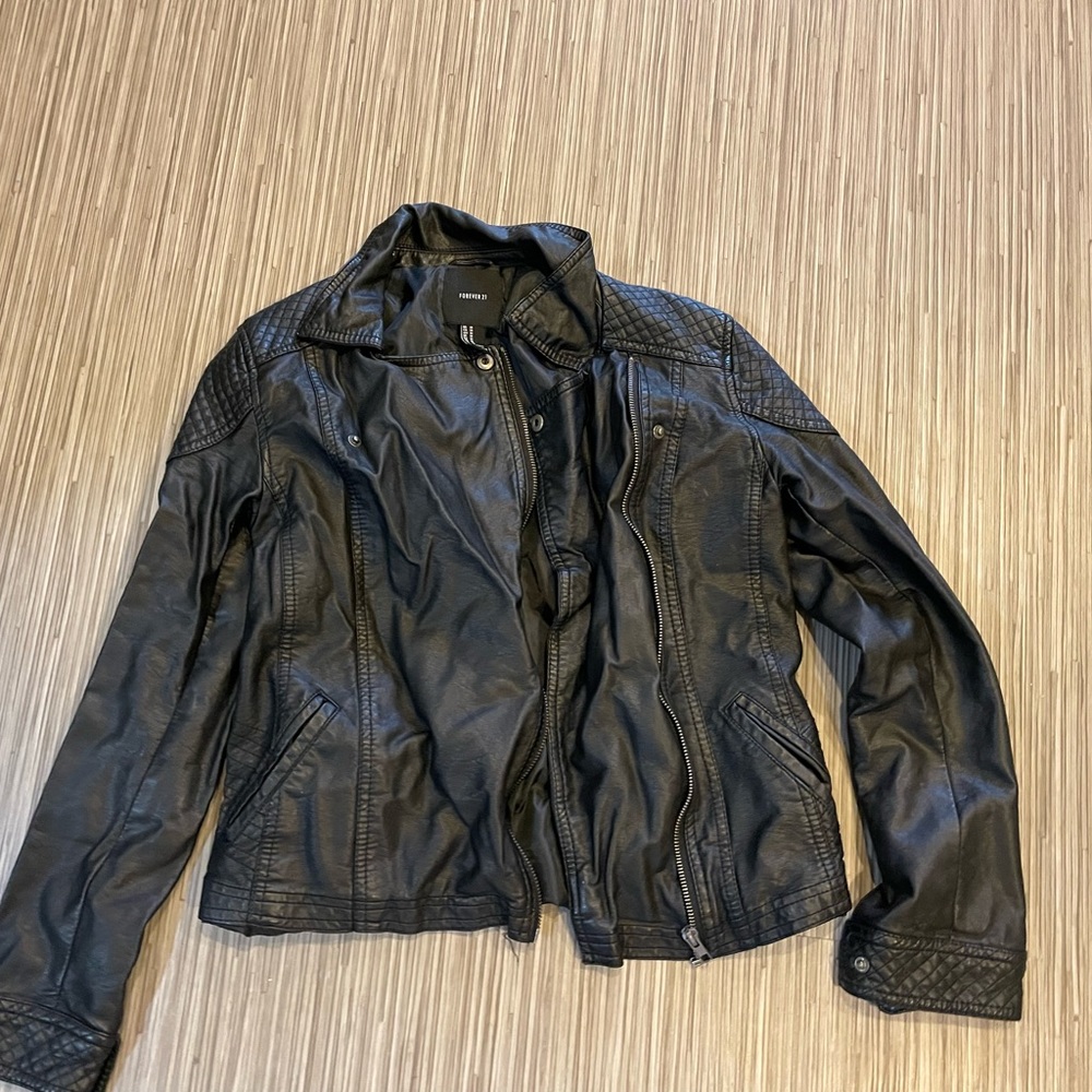 Forever 21 faux leather jacket